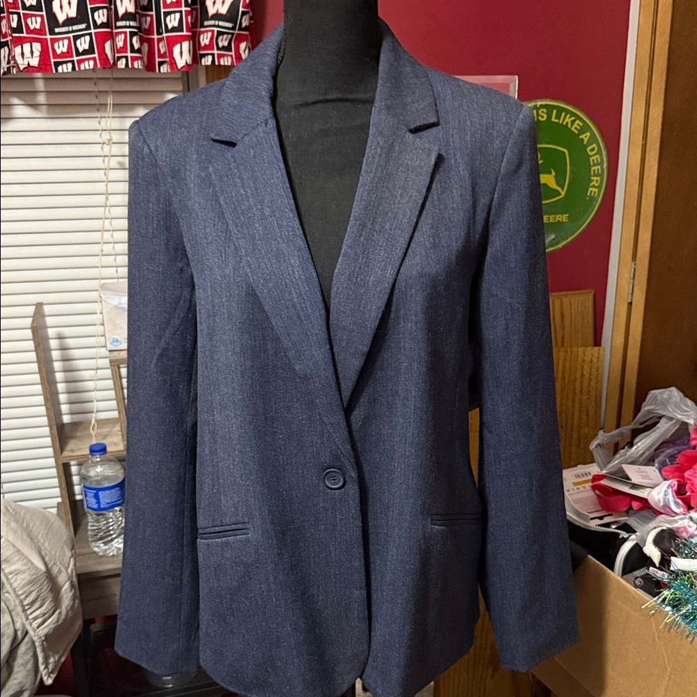Nine West Charcoal Blazer